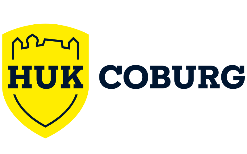 Das Logo besteht aus einer gelben Bildmarke und schwarzer Schrift.