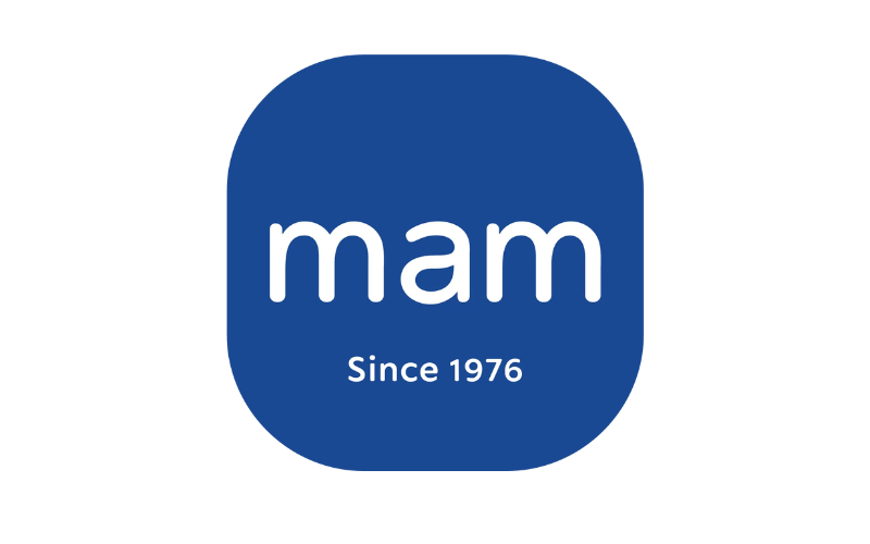 Das Logo hat die Farben Blau und eine weiße Schrift.
