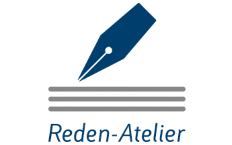 ChatGPT: Das Logo besteht aus einer dunkelblauen Tinte als Bildmarke und grauer Schrift.